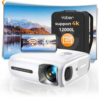 ویدیو پروژکتور Yaber V7 PRO – فول اچدی، ۱۲,۰۰۰ لومن، کیفیت تصویر حرفهای