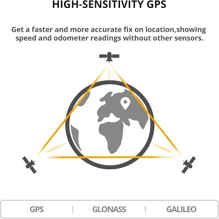 کامپیوتر دوچرخه GPS برند XOSS مدل G+، کامپیوتر دوچرخهسواری دارای بلوتوث و ANT+، سرعتسنج و کیلومترشمار بیسیم دوچرخه با صفحه نمایش LCD، ردیاب ضد آب کوهستان، مناسب برای تمامی دوچرخهها و دوچرخههای برقی (پشتیبانی از اپلیکیشن XOSS)