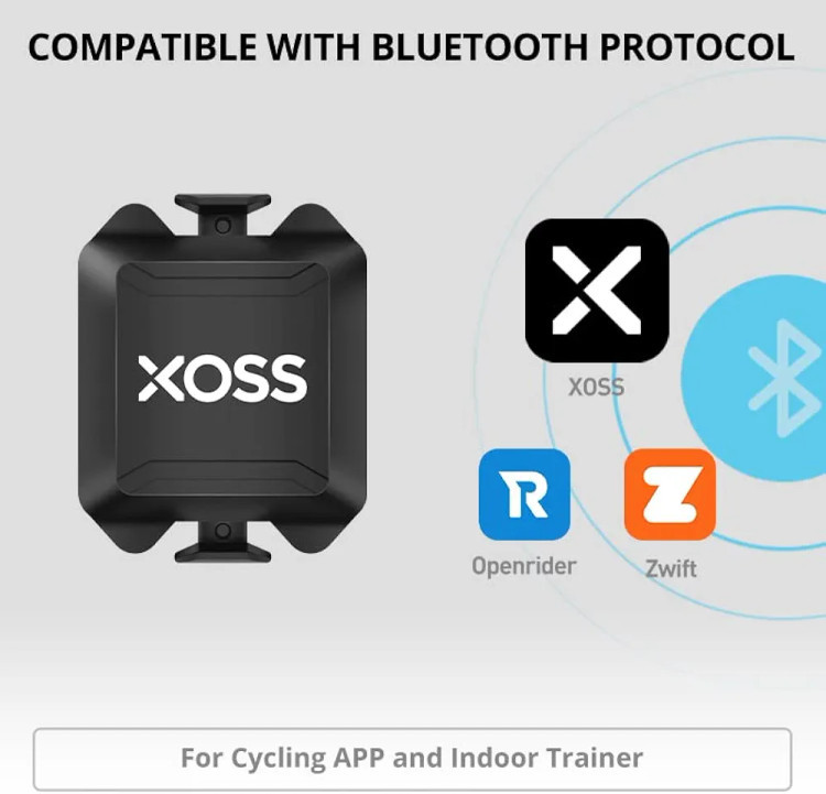 کامپیوتر دوچرخه GPS برند XOSS مدل G+، کامپیوتر دوچرخهسواری دارای بلوتوث و ANT+، سرعتسنج و کیلومترشمار بیسیم دوچرخه با صفحه نمایش LCD، ردیاب ضد آب کوهستان، مناسب برای تمامی دوچرخهها و دوچرخههای برقی (پشتیبانی از اپلیکیشن XOSS)