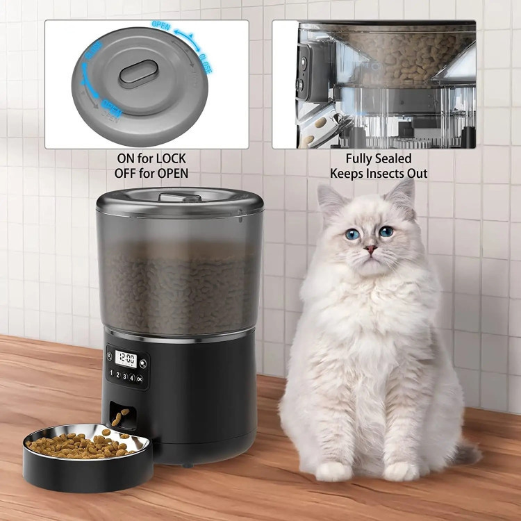 ظرف غذا هوشمند سگ و گربه پت فیدر pet feeder